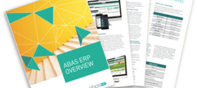 abas ERP overview brochure - company and products