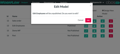 Managers can now create a copy of a workflow in progress when they want to make edits without disrupting users from updating their tasks.