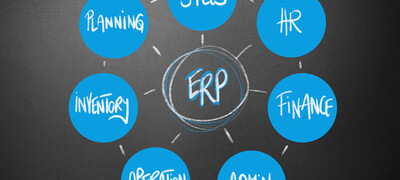 An ERP system is made up of several key components